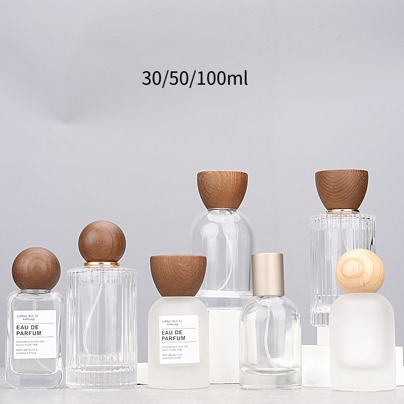 Room Spray Bottle - High-grade 30/50/100ml Empty Clear/ Frosted Glass