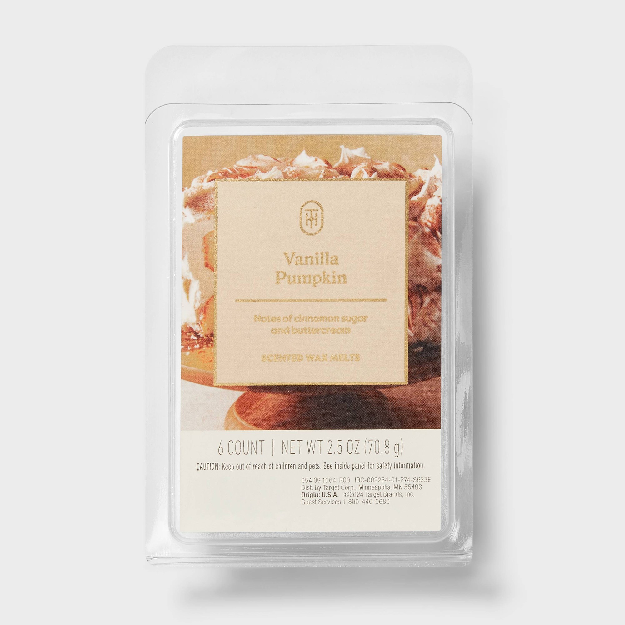 12ct Vanilla Pumpkin Scented W - Home Fragrance Long Lasting 评论和价格