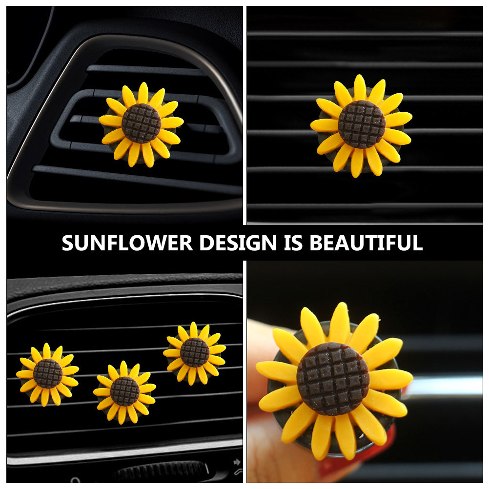 2Pcs Sunflower Car Aromatherap - Home Fragrance Collection 评论和价格
