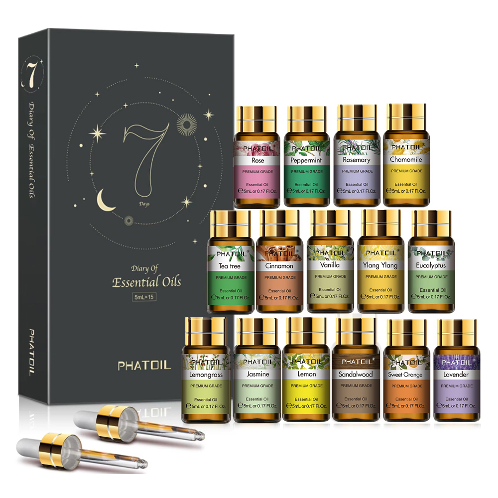 PHATOIL 12pcs/15pcs Aromathera - Essential Oil Blend 评论和价格