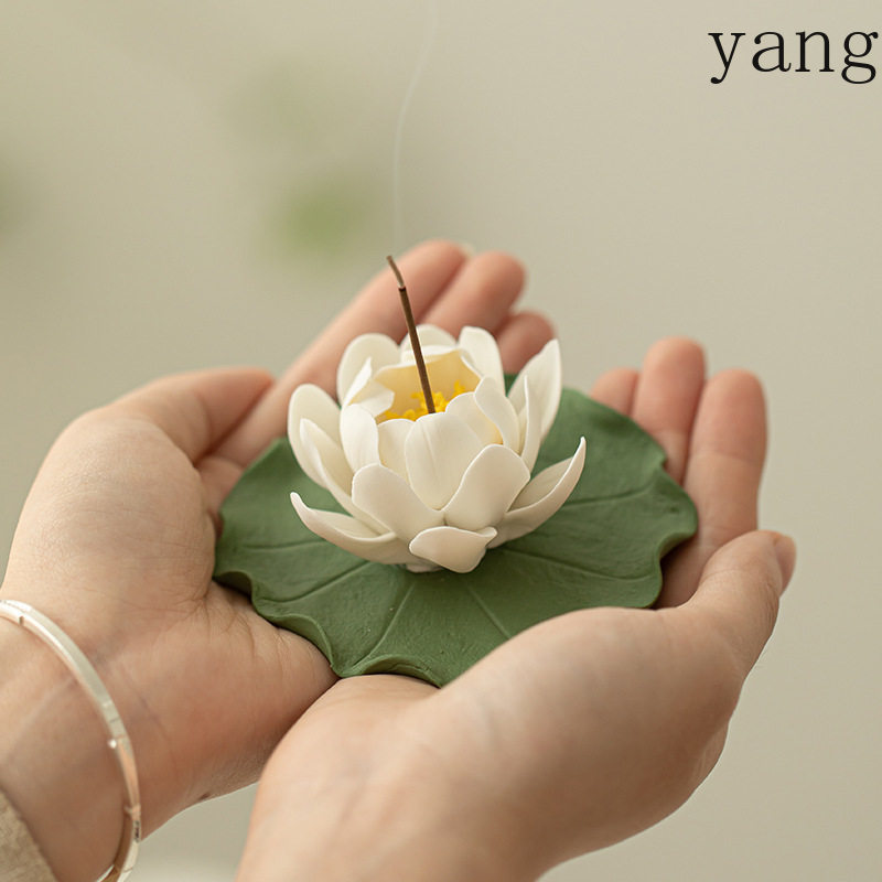 CX ceramic white lotus hand-pi - Home Fragrance White Lotus 评论和价格
