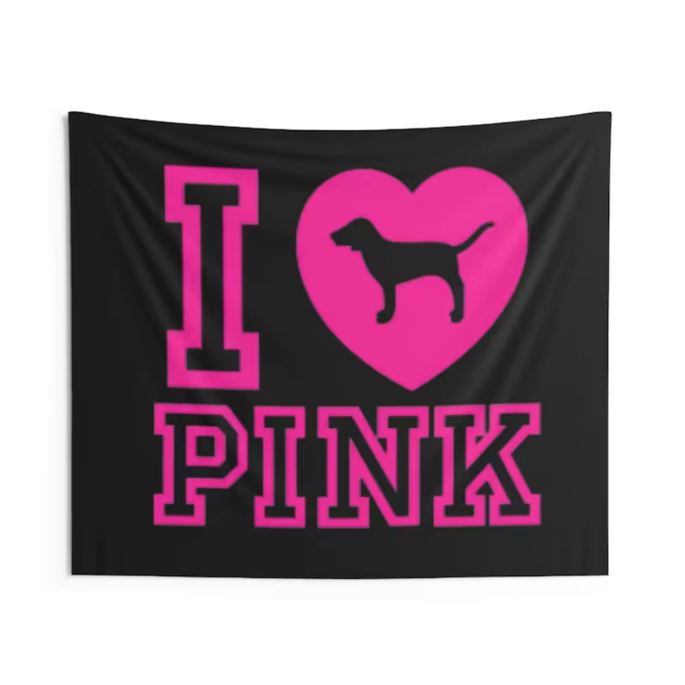 McBling Y2K I Love Pink Wall T - Home Fragrance Victoria Secret 评论和价格
