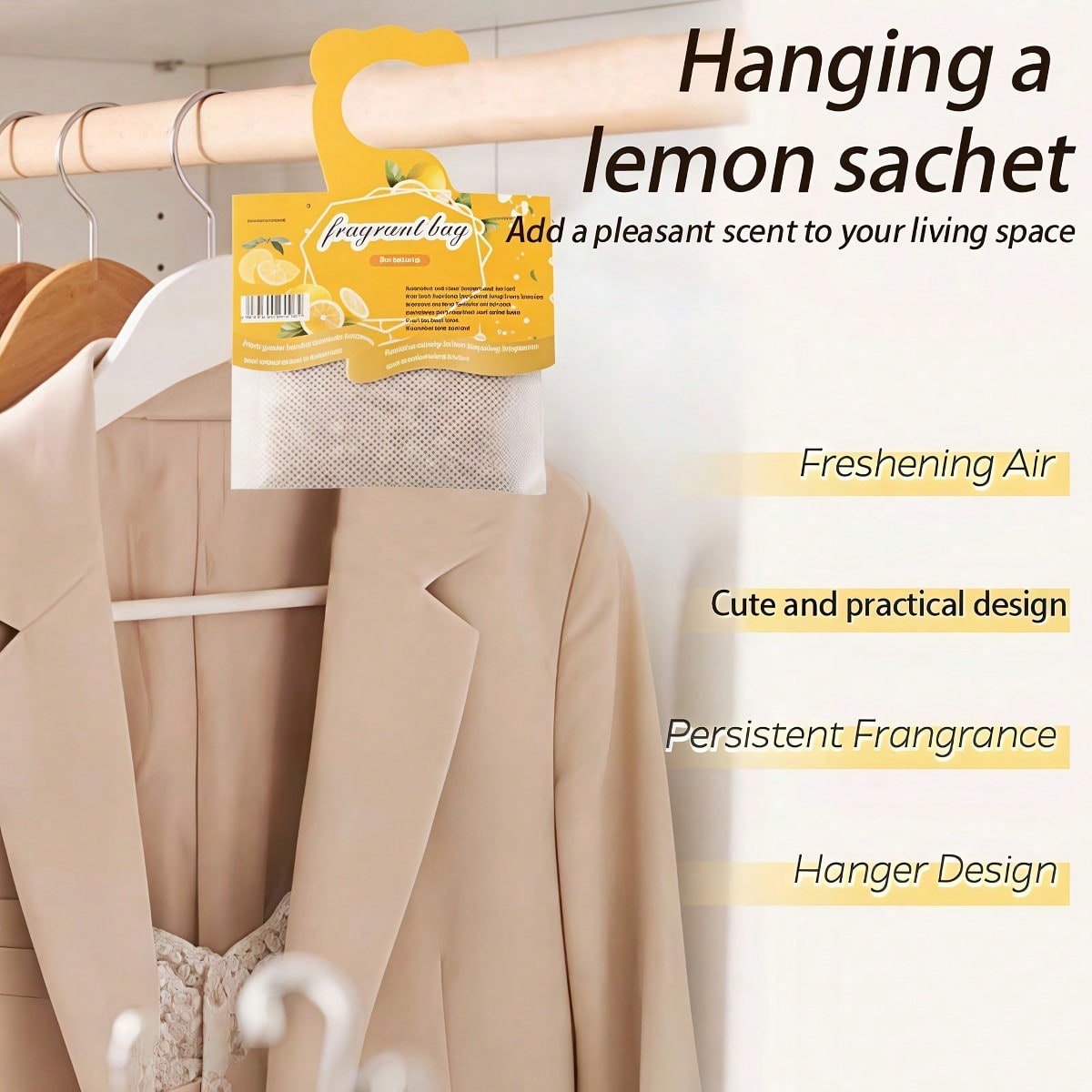 Hanging Lemon Scented Sachets, - Home Fragrance Collection 评论和价格