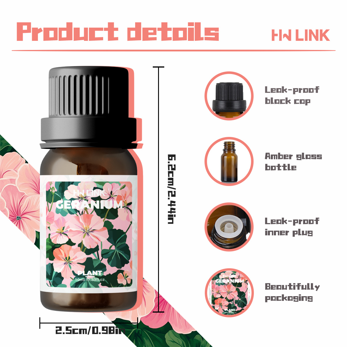 Geranium Essential Oil 10ml 10 - Essential Oil Blend 评论和价格