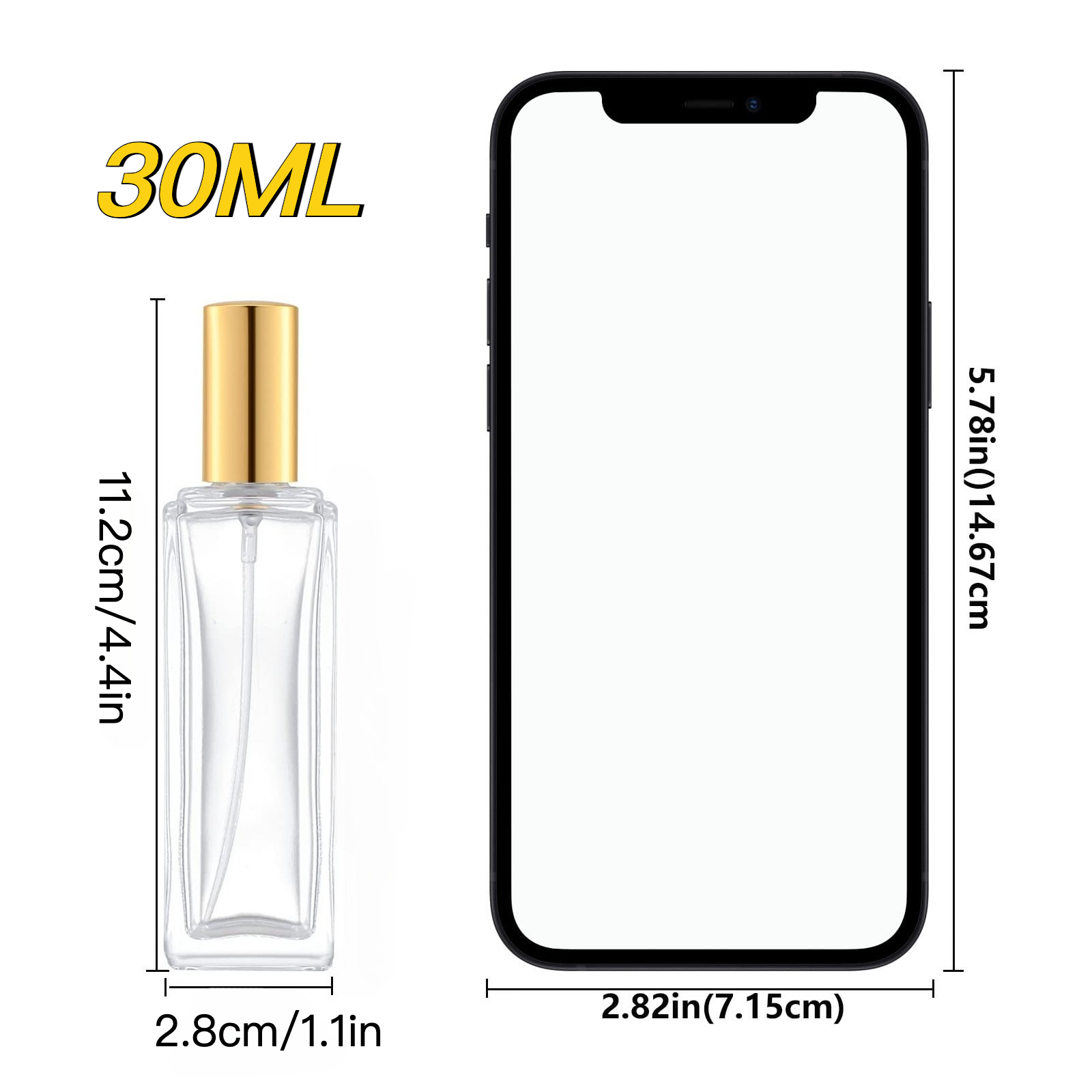 2pcs Perfume Bottle Spray Empt - Room Spray Bottle 评论和价格