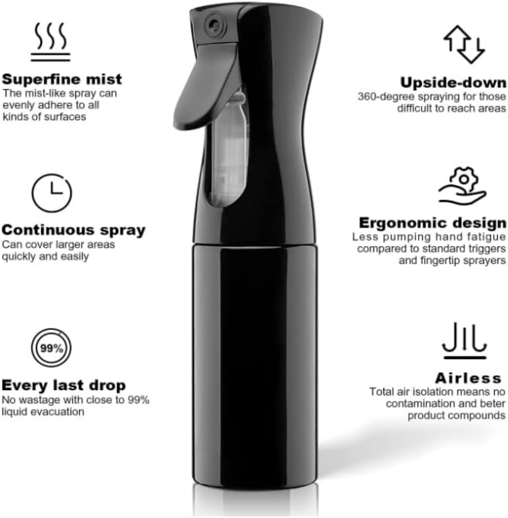 200ml Continuous Spray 360° Up - Room Spray Bottle 评论和价格